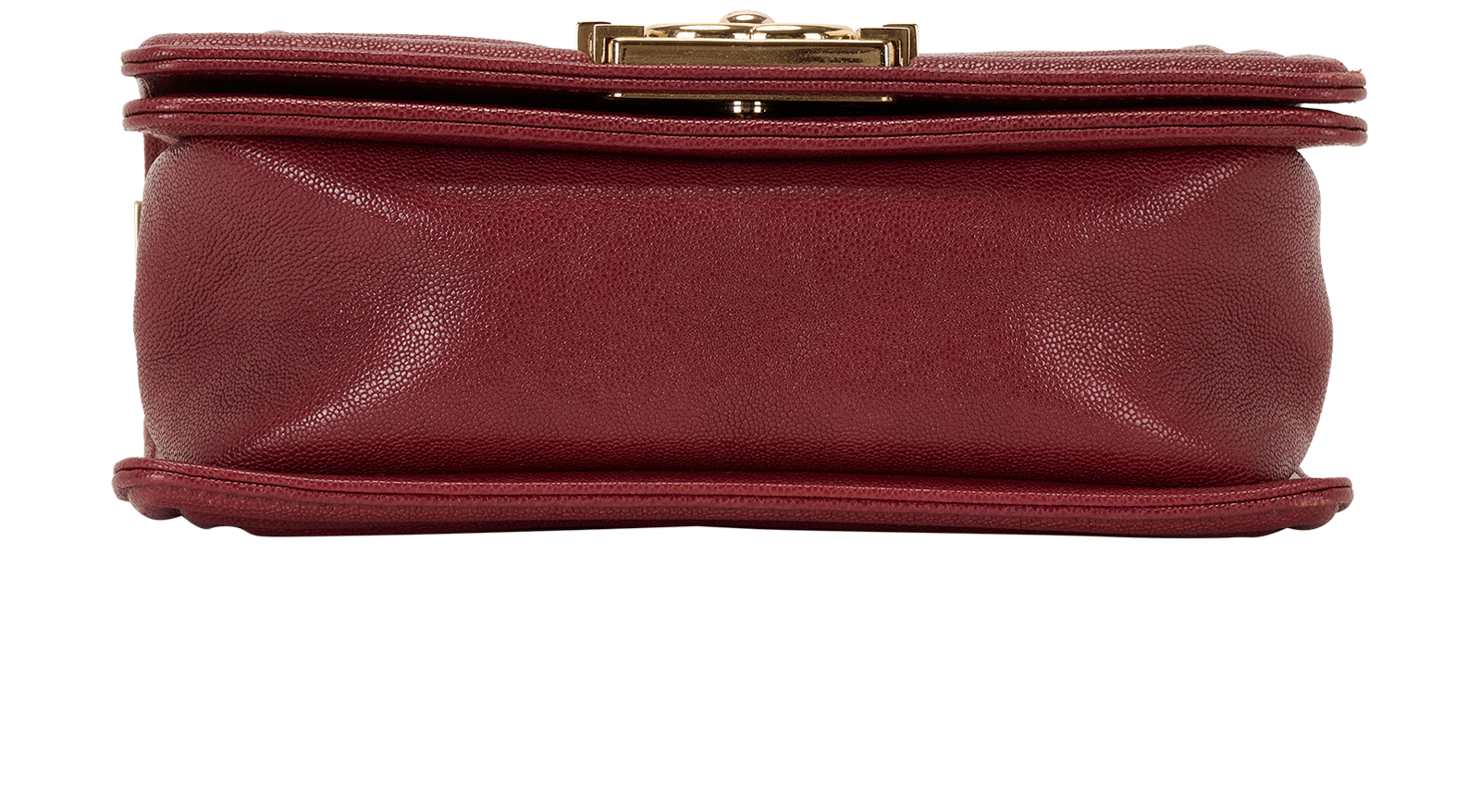 Small Boy, &pound;1,950, Handbags, Burgundy, Caviar Leather, Top view